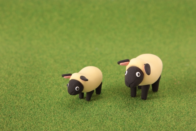 2匹のひつじ